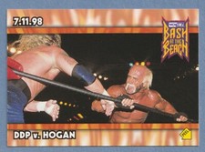 1999 Topps WCW/nWo Nitro Stickers S7 DDP v. Hogan