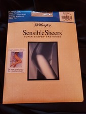 Pantyhose Stockings Tights ECT. Worthington Sensible Sheers Super Shaper Avg Oat