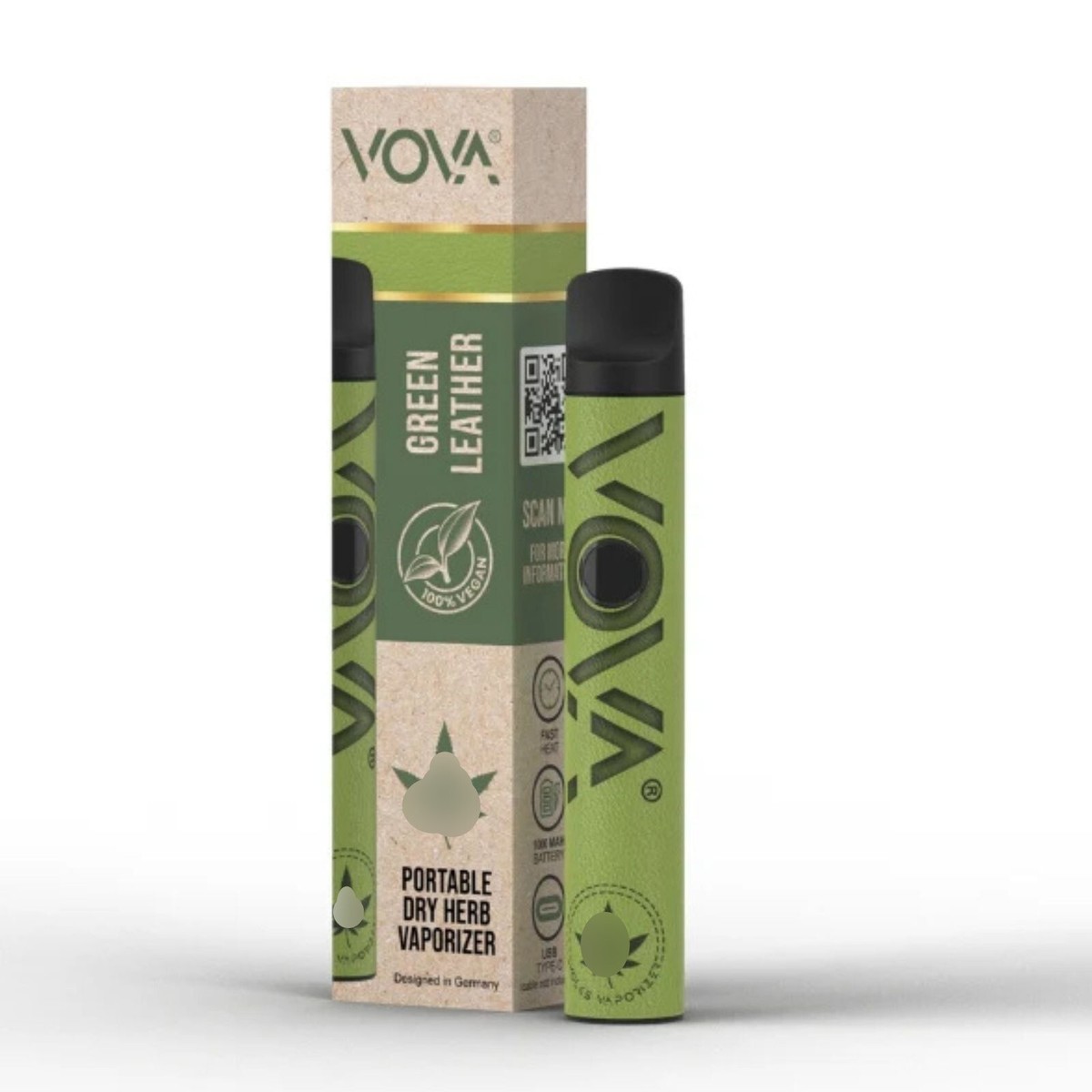 VOVA DRY HERB VAPORIZER - Slim Sleek Herbal Vaporizer - Great Value