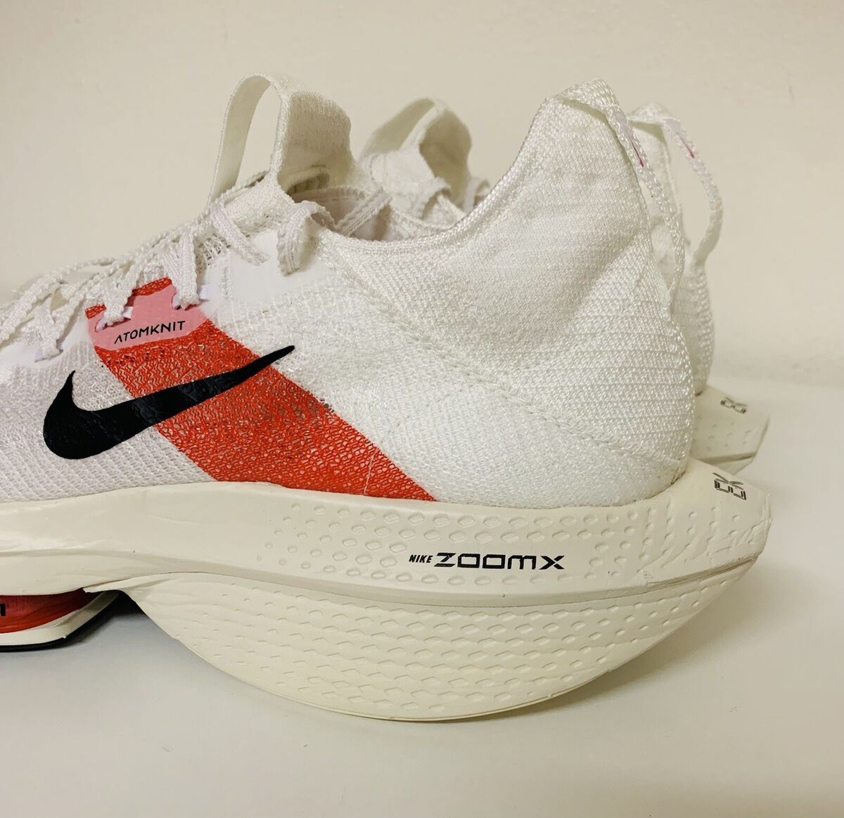 Nike Air Zoom AlphaFly Next% 2 EK Mens Sz 11.5 White Black Nike Air Zoom AlphaFly Next% 2 EK Mens Sz 11.5 White Black