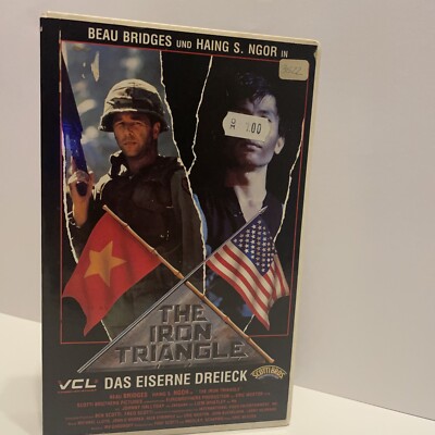 Beau Bridges  THE IRON TRIANGLE  Das Eiserne Dreieck     VHS Rarität  FSK18 