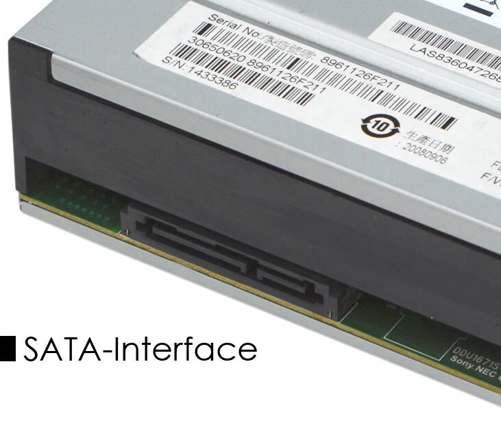 SONY NEC OPTIARC DDU1671S SATA S-ATA CD-ROM DVD-ROM DRIVE LAUFWERK SCHWARZ PX-18 - Bild 2 von 4