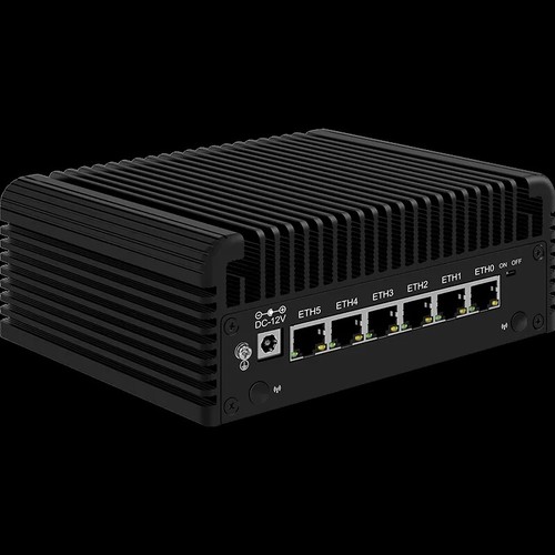 2.5G Firewall Router 12th Gen Intel i3 N305 N100 6x i226-V Fanless Mini PC DDR5 - Picture 2 of 14