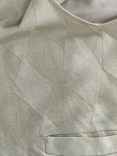 Koman Jeans Vest Mens Large Greenish Beige Argyle V Neck Sweater Sleeveless N67 - Picture 8 of 11