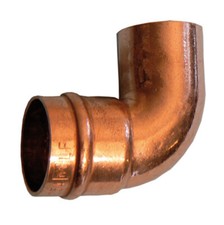 15mm Solder Ring Street Elbow Pre-Soldered Capillary Fitting for Copper Pipe