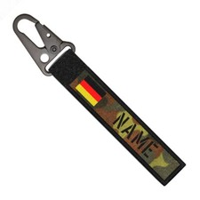 Tactical Schl&uuml;sselanh&auml;nger Bundeswehr Flecktarn DEIN NAME BW #37819