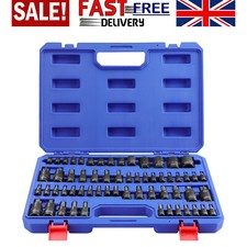 WORKPRO 60Pcs Master Torx Bit Socket and External Torx Socket Set with Case