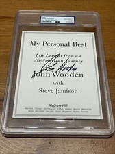 John Wooden UCLA Bruins Signed Cut Auto Autograph PSA/DNA Certified Authentic