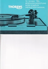 Operating Instructions For Thorens TD 125 MK2