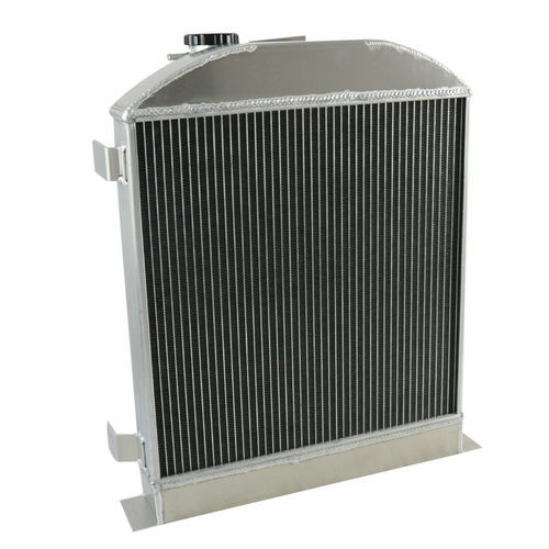 Aluminium Radiator Shell Assembly 3-ROW ALUMINUM RADIATOR FOR 1928 1929 1930 1931 FORD MODEL A GRILL ...