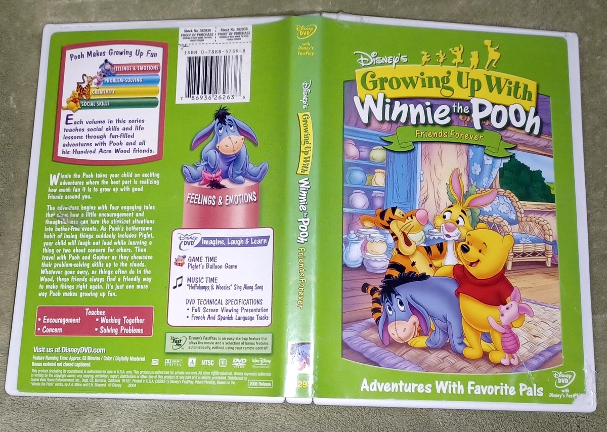 廃盤 I POOH イ・プー LEGEND DVD-BOX〈4枚組〉 Growing Up With Winnie The Pooh Friends Forever DVD Walt Disney