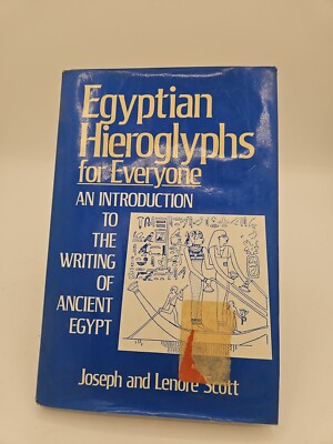 Egyptian Hieroglyphs for Everyone An Intro to Writing of Ancient Egypt HC DJ A3