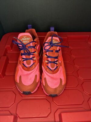 Nike Air Max 270 React Electronic Music Pink Red 2019 AO4971-600 Men's Size 8.5