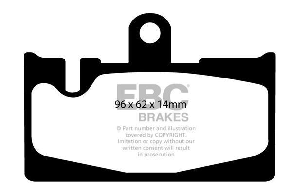 EBC DP1397 BRAKE PAD SET DISC BRAKE Rear