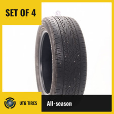 Set Of 4 Used 25555r20 Continental Crosscontact Lx20 107h - 7.5-9.532