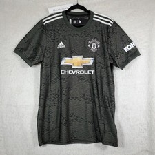 Adidas 2020-21 Manchester United Away Fan Soccer Mens Jersey EE2378 Sz S NWT