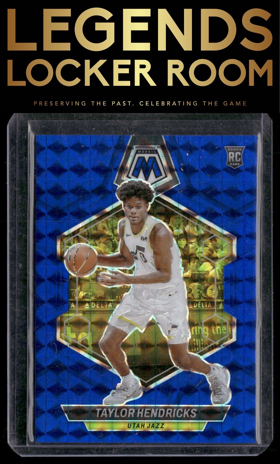 2023-24 Panini Mosaic #221 Taylor Hendricks Blue #/199