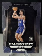 2024-25 Prizm Emergent Jared McCain No.19 RC