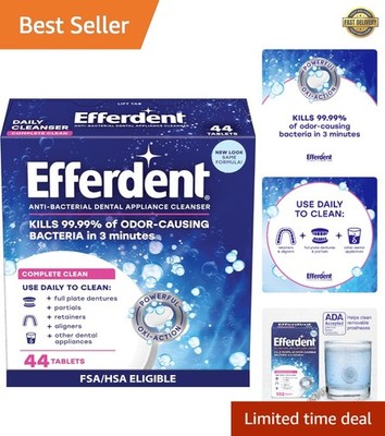 Denture Cleaner for Aligners, Dental Appliances & Retainer Cleaner Tablets, 4...