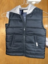 WEATHERPROOF VINTAGE YOUTH SIZE 6 HOODED PUFFER VEST NWT B68 