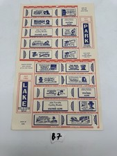 July 1983 Park Theatre Lake Drive-In Estes Park Colorado Movie Calendar Poster