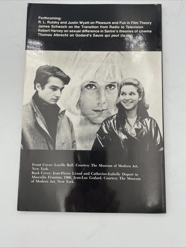 Vintage 1990 Cinema Journal Complete Volume 29, Nos 1-4 Film Analysis V2 - Picture 12 of 13