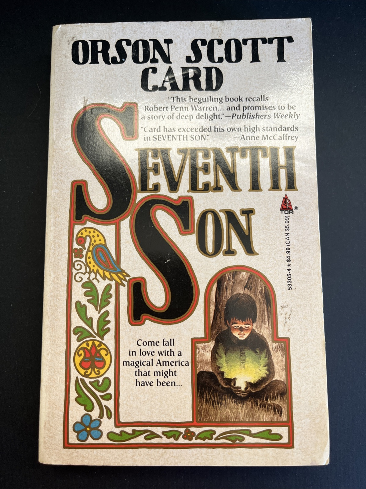 Seventh Son by Orson Scott Card (1987, Hardcover)