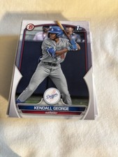2023 Bowman Draft (53) Cards #BD-190 Kendall George (DODGERS) 1st Bowman Card