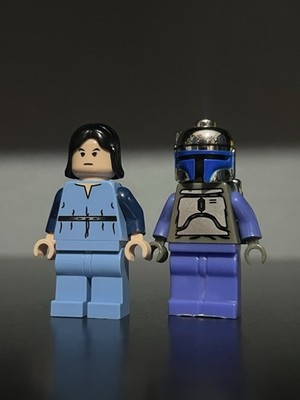 LEGO Custom SJ Star Wars TCS Clone Cadet & Jango Fett Pen Topper