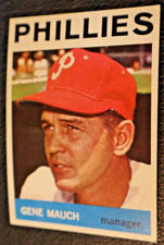 1964 TOPPS BASEBALL SET. #157 Gene Mauch, Philadelphia Phillies, VGEX st