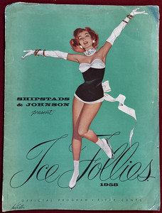 Vintage 1958 Shipstads & Johnson Ice Follies Ice Skating Show Souvenir Program