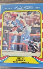 1987 Fleer Limited Edition Baseball Superstars - Kent Hrbek #22