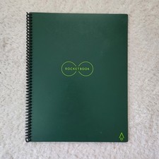 Rocketbook Core Smart Reusable Notebook Dot Grid Forest Green Spiral Bound