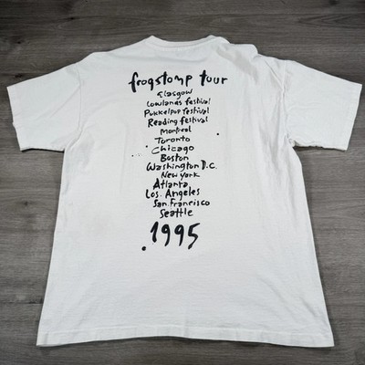 Vintage Silverchair T-Shirt White Frogstomp Tour 1995 Band Made