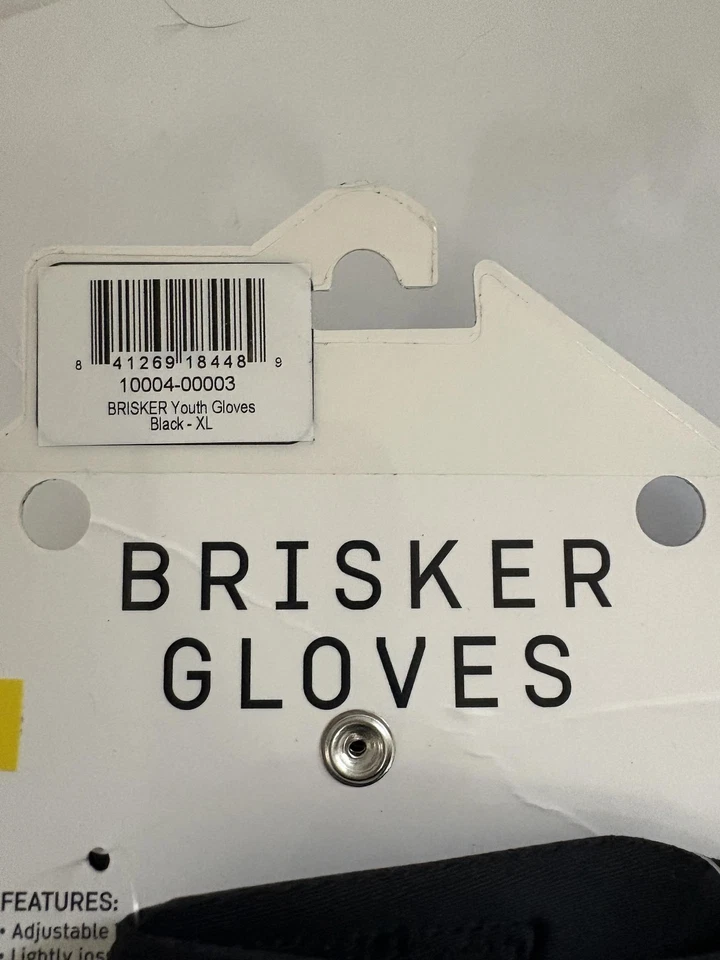 Guantes juveniles 100 % Brisker XL negros clima frío MTB BMX motocross bicicleta de ciclismo Foto 4 de 4