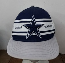 Rare Vtg Dallas Cowboys 90s New Era SnapBack Cap Hat Stripe Deadstock