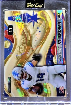 2026 Wild Card America 250 Alumination Amon-Ra St. Brown 1/1 MT.RUSHMORE EDITION