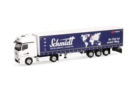 "Herpa 319362 Mercedes-Benz Actros L Gigaspace Sz \"Schmidt Gevelsberg\" 1:87 Neu"