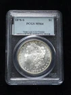 1878-S Morgan Silver Dollar PCGS Graded MS64 Toning #12272090