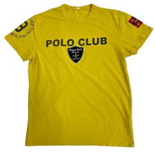 Polo Club T-Shirt Gelb Royal Club Design Gr. M
