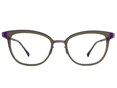 MODO Eyeglasses Frames 4100 LAV Lavender Gray Cat Eye Full Rim 50-19-140