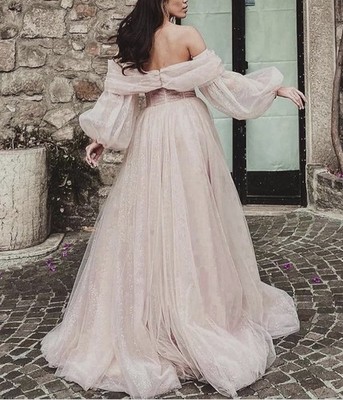 tulle off the shoulder bridesmaid dress Glitter Gold Sequins Strapless Bridesmaid Dresses Mermaid main image 0