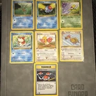 New ListingPokemon TCG 1st Edition Jungle/Fossil/Base Set 7 Card Lot