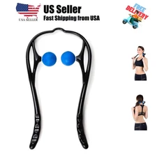 Neck Massager, Neck and Shoulder Shiatsu Deep Tissue Trigger Point Manual Sel...