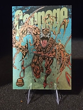 Fleer 1994 Marvel Universe Carnage Power Blast Foil Insert One of Nine