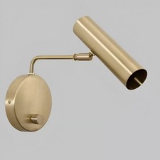 Italian Brass Stilnovo Wall Lamp Mid Century Modern Wall Sconce Light Fixture