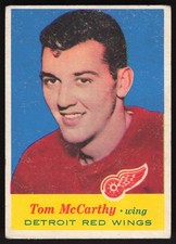 1957-58 Topps Tom McCarthy #37 - Detroit Red Wings - VG