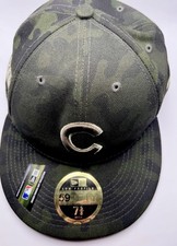 Authentic Chicago Cubs Armed Forces Day Camo Baseball Cap 59FIFTY 7-5/8 60.6cm
