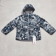 Obermeyer Ashor Jacket Boys 7 High Alpine Waterproof I-Grow Hood Snow Ski Coat