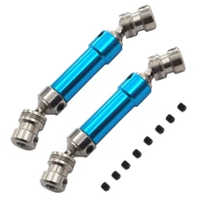 Vgoohobby 2PCS Metal Rear Drive Shaft CVD Rear Center Drive Shaft Transmission